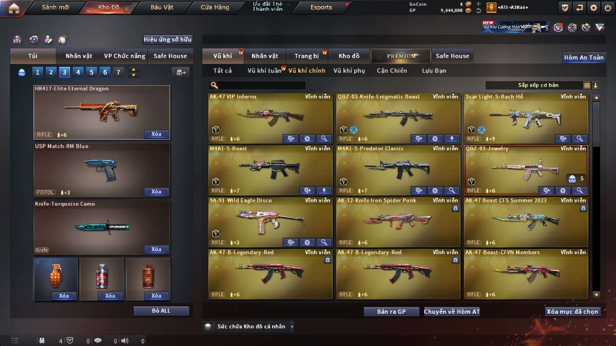 shop acc cf uy tin gia re